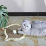 Darrahopens Pet Care > Cat Supplies > Cat Scratchers Cat Scratching Post, Cat Scratcher Cardboard Cat Scratcher Cardboard Cat Bowl Durable Cat Scratching Bed High Density