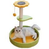 Darrahopens Pet Care > Cat Supplies > Cat Scratchers Cat Tree Scratching Tower Post Pet Climbing Board Scratcher Furniture Pet Toy