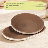 Darrahopens Pet Care > Cat Supplies > Cat Scratchers CatRoundPaw-ShapedLitterBox-Diameter:40cm(ThinStyle)