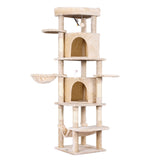 Darrahopens Pet Care > Cat Supplies > Cat Scratchers i.Pet Cat Tree Tower 167cm Large Scratching Post Furniture Scratcher House Beige