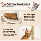 Darrahopens Pet Care > Cat Supplies > Cat Scratchers i.Pet Cat Tree Tower 167cm Large Scratching Post Furniture Scratcher House Beige