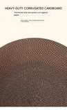 Darrahopens Pet Care > Cat Supplies > Cat Scratchers LargeCatScratcher,OvalShape,53x37cm-ThinStyle