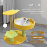 Darrahopens Pet Care > Cat Supplies > Cat Scratchers Pineapple Pineapple Cat Tree with Scratching Post & Cozy Perch - Multi-Level Cat Tower with Flower Platform and Hanging Ball for Indoor Cats