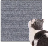 Darrahopens Pet Care > Cat Supplies > Cat Scratchers Premium Cat Scratching Mat - Couch Cushions - Strong adhesion, for ultimate fun for your cat - Protects your furniture, lets your cat have fun (size: 30x30 cm, Gray, pack of two)