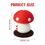 Darrahopens Pet Care > Cat Supplies > Cat Scratchers Red Mushroom Cat Climbing Frame Vertical Scratching Post Board Pet Furniture
