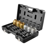 Darrahopens Pet Care > Cat Supplies > Cat Scratchers VEVOR Pull and Press Sleeve Kit, 26 PCS, Steel Bush Removal Insertion Sleeve Tools with Carrying Case, Compatible with LCV and HGV Engines, for Removing and Installing Bushings, Bearings, and Seals