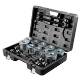 Darrahopens Pet Care > Cat Supplies > Cat Scratchers VEVOR Pull and Press Sleeve Kit, 27 PCS, Steel Bush Removal Insertion Sleeve Tools with Carrying Case, Compatible with LCV and HGV Engines, for Removing and Installing Bushings, Bearings, and Seals