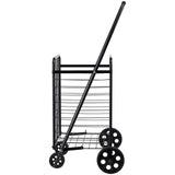 Darrahopens Pet Care > Cat Supplies > Cat Scratchers VEVOR Shopping Cart, Folding Grocery Utility Cart with Swivel Wheels, 40.8 kg Large Load Capacity, Heavy Duty Rolling Laundry Basket Butler for Laundry, Shopping, Camping, Grocery, Luggage, Black
