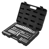 Darrahopens Pet Care > Cat Supplies > Cat Scratchers VEVOR Socket Set, 69 Pieces, 9.5 & 6.4 mm Drive Socket and Ratchet Set, SAE and Metric, Deep and Standard, Mechanic Tool Kit with Accessories and Storage Case, CR-V Alloy Steel, for Auto Repair