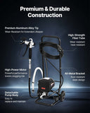 Darrahopens Pet Care > Cat Supplies > Cat Scratchers VEVOR Stand Airless Paint Sprayer, 650W, 3000PSI High Pressure Airless Sprayer with Cart, Cleaning Brush, Hose, Extension Rod, Nozzles, Electric Spray Paint Machine for House Exterior and Interior