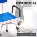 Darrahopens Pet Care > Cat Supplies > Cat Scratchers VEVOR Swivel Shower Chair 360 Degree, Adjustable Shower Seat with Armrests and Backrest for Inside Shower or Bathtub, Non-Slip Rotating Bathtub Chair Seat for Elderly Disabled Injured, 400lbs Capacity