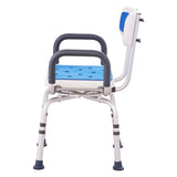 Darrahopens Pet Care > Cat Supplies > Cat Scratchers VEVOR Swivel Shower Chair 360 Degree, Adjustable Shower Seat with Armrests and Backrest for Inside Shower or Bathtub, Non-Slip Rotating Bathtub Chair Seat for Elderly Disabled Injured, 400lbs Capacity