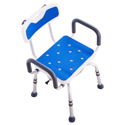 Darrahopens Pet Care > Cat Supplies > Cat Scratchers VEVOR Swivel Shower Chair 360 Degree, Adjustable Shower Seat with Armrests and Backrest for Inside Shower or Bathtub, Non-Slip Rotating Bathtub Chair Seat for Elderly Disabled Injured, 400lbs Capacity