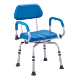 Darrahopens Pet Care > Cat Supplies > Cat Scratchers VEVOR Swivel Shower Chair 360 Degree, Adjustable Shower Seat with Pivoting Arms & Padded Bath Seat for Inside Shower or Tub, Non-Slip Rotating Bathtub Chair for Elderly Disabled, 300LBS Capacity