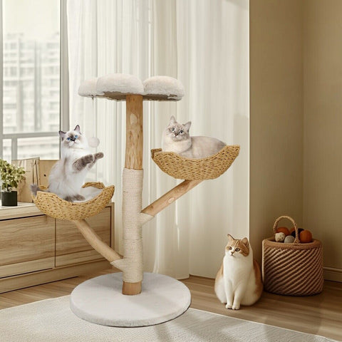 Darrahopens Pet Care > Cat Supplies > Cat Scratching Posts 3 Tier Cat Tree Activity Centre Scratcher Post Climber
