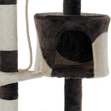 Darrahopens Pet Care > Cat Supplies > Cat Scratching Posts CARLA HOME 140cm Cat Tree for Indoor Cats with Plush Perch, Sisal Scratching Posts & Condo for Kittens & Adult Cats (Beige)