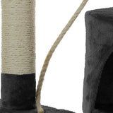 Darrahopens Pet Care > Cat Supplies > Cat Scratching Posts CARLA HOME 140cm Cat Tree for Indoor Cats with Plush Perch, Sisal Scratching Posts & Condo for Kittens & Adult Cats (Dark Grey)