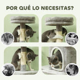 Darrahopens Pet Care > Cat Supplies > Cat Scratching Posts CARLA HOME Large Cat Tree Tower for Indoor Cats with Plush Perch, Cat Condo, Natural Sisal Scratching Posts, Hanging Ball & Paw Scratcher