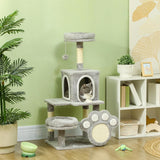 Darrahopens Pet Care > Cat Supplies > Cat Scratching Posts CARLA HOME Large Cat Tree Tower for Indoor Cats with Plush Perch, Cat Condo, Natural Sisal Scratching Posts, Hanging Ball & Paw Scratcher