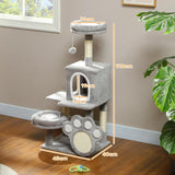 Darrahopens Pet Care > Cat Supplies > Cat Scratching Posts CARLA HOME Large Cat Tree Tower for Indoor Cats with Plush Perch, Cat Condo, Natural Sisal Scratching Posts, Hanging Ball & Paw Scratcher