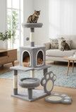 Darrahopens Pet Care > Cat Supplies > Cat Scratching Posts CARLA HOME Large Cat Tree Tower for Indoor Cats with Plush Perch, Cat Condo, Natural Sisal Scratching Posts, Hanging Ball & Paw Scratcher