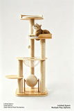 Darrahopens Pet Care > Cat Supplies > Cat Scratching Posts Classic Solid‑Wood Cat Tree In Australia - Darrahopens