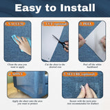 Darrahopens Pet Care > Cat Supplies > Cat Scratching Posts PVC Anti-Scratch Protective Film Self-Adhesive Cut-to-Size Pet Furniture Guard