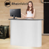 Darrahopens Pet Care > Cat Supplies > Cat Scratching Posts VEVOR Portable Tradeshow Podium Table, 1300 x 465 x 950 mm, Display Exhibition Counter Stand Booth Fair with Wall, Foldable Promotion Retail Bar Table Pop Up Podium with Storage Rack, Carrying Bag