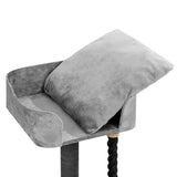 Darrahopens Pet Care > Cat Supplies Grey Cat Scratching Tree Scratcher Post Pole Furniture Gym House