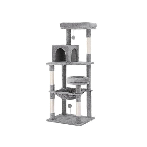 Darrahopens Pet Care > Cat Supplies i.Pet Cat Tree Tower Scratching Post Scratcher 143cm Condo House Trees Grey