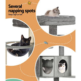Darrahopens Pet Care > Cat Supplies i.Pet Cat Tree Tower Scratching Post Scratcher Wood Bed Condo House Large 178cm