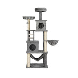 Darrahopens Pet Care > Cat Supplies i.Pet Cat Tree Tower Scratching Post Wood Bed Condo House Rattan Ladder 169cm