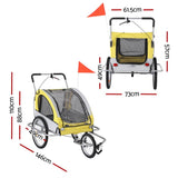 Darrahopens Pet Care > Cat Supplies i.Pet Pet Bike Trailer Dog Stroller Pram Bicycle Large Travel Cycling Foldable