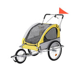 Darrahopens Pet Care > Cat Supplies i.Pet Pet Bike Trailer Dog Stroller Pram Bicycle Large Travel Cycling Foldable