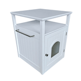 Darrahopens Pet Care > Cat Supplies Jasper 2 Cat Litter Cabinet, White