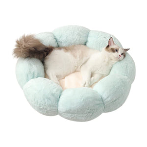 Darrahopens Pet Care > Cat Supplies LIFEBEA Anti Skid Cute Cat Bed for Cats and Small Dogs-Light Green-L