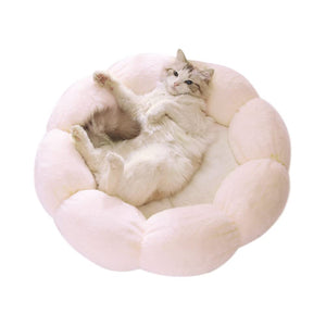 Darrahopens Pet Care > Cat Supplies LIFEBEA Anti Skid Cute Cat Bed for Cats and Small Dogs-Light Pink-L