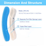 Darrahopens Pet Care > Cat Supplies Pet Cat Water Fountain Filter Replacement Filter Arc-Shaped Fountain Filters 4 Filtration System