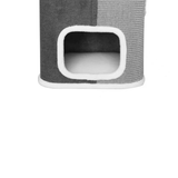 Darrahopens Pet Care > Cat Supplies Tri-Level Square Cat Condo with Sherpa Lining