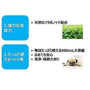 Darrahopens Pet Care > Cleaning & Maintenance [6-PACK] Earth Japan Pets Strong Deodorizing Cleaner 900 ml