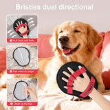 Darrahopens Pet Care > Cleaning & Maintenance > Pet Cleaning Supplies 2-Pack Blue and Black Pet Hair Remover Glove - Reusable Double-Sided Deshedding Glove for Dog & Cat Grooming, Sofa, Carpet & Clothes Cleaning
