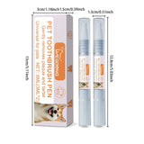 Darrahopens Pet Care > Cleaning & Maintenance > Pet Cleaning Supplies 2-Pack Professional Pet Dental Cleaning Pens - Gentle Plaque & Tartar Remover and Breath Freshener for Dogs and Cats