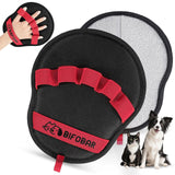 Darrahopens Pet Care > Cleaning & Maintenance > Pet Cleaning Supplies 2-Pack Red and Black Pet Hair Remover Glove - Reusable Double-Sided Deshedding Glove for Dog & Cat Grooming, Sofa, Carpet & Clothes Cleaning
