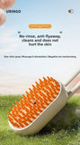 Darrahopens Pet Care > Cleaning & Maintenance > Pet Cleaning Supplies 2 Packs 3 in 1 Electric Pet Spray Comb with Rotatable Handle Anti Static Grooming Brush for Cats and Dogs Massage Deshedding Tool Khaki and White