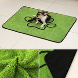 Darrahopens Pet Care > Cleaning & Maintenance > Pet Cleaning Supplies 2 Pcs Artificial Grass Pet Mat – Soft, Fast-Drying & Non-Slip Sleeping Pad for Cats and Dogs(60*90cm)