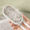 Darrahopens Pet Care > Cleaning & Maintenance > Pet Cleaning Supplies 2 Pieces White Pet Electric Spray Massage Comb for Dogs and Cats 3-in-1 Steam Grooming Brush for De-shedding and Waterless Cleaning Solution for Local Pet Owners