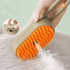 Darrahopens Pet Care > Cleaning & Maintenance > Pet Cleaning Supplies 2 Pieces White Pet Electric Spray Massage Comb for Dogs and Cats 3-in-1 Steam Grooming Brush for De-shedding and Waterless Cleaning Solution for Local Pet Owners