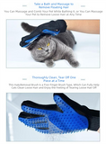 Darrahopens Pet Care > Cleaning & Maintenance > Pet Cleaning Supplies 3 Pairs Blue Pet Grooming Gloves for Dogs & Cats - Deshedding, Bathing & Massage Brush