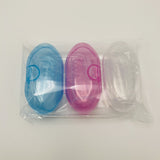 Darrahopens Pet Care > Cleaning & Maintenance > Pet Cleaning Supplies 3 PCS Soft Silicone Pet Finger Toothbrush - Gentle Dental Care & Gum Massager for Dogs & Cats - Breath Freshener Cleaning Kit (Blue, Pink, Clear)