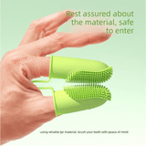 Darrahopens Pet Care > Cleaning & Maintenance > Pet Cleaning Supplies 5-Pack Green Double Finger Pet Toothbrush - Soft TPR Dog Cat Dental Finger Brush Set